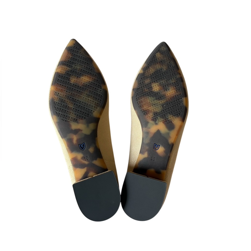 Rothy’s The High Point Heeled Shoe | Sandstone Beige NEW - Picture 14 of 16
